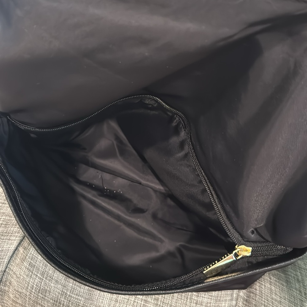 Tory Burch Bag Large Nylon Black Baby Bag Work Travel Bag with Adjustable Strap - Picture 15 of 17